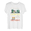 Camping with a chance of driniking Campingplatz geboren T-Shirt
