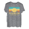Montana Vintage Nature Retro Sonnenuntergang T-Shirt