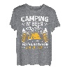 Camping und Bier Wohnmobil Camper T-Shirt