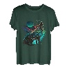 Wolf Abstrakt Pop Art Wölfe Wolf Liebhaber heulender Wolf Tier T-Shirt