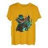 Wolf Abstrakt Pop Art Wölfe Wolf Liebhaber heulender Wolf Tier T-Shirt