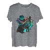 Wolf Abstrakt Pop Art Wölfe Wolf Liebhaber heulender Wolf Tier T-Shirt