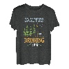 Campfire Drinking Team Pfadfinder Witzig Wohnwagen Opa T-Shirt