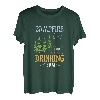 Campfire Drinking Team Pfadfinder Witzig Wohnwagen Opa T-Shirt