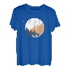 Wald Natur Vintage Geometrisch Minimalismus Geometrie T-Shirt