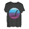 Vintage-Stil Sunset Nessie Meereskreatur Irish Lochness Monster T-Shirt