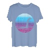 Vintage-Stil Sunset Nessie Meereskreatur Irish Lochness Monster T-Shirt