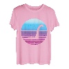Vintage-Stil Sunset Nessie Meereskreatur Irish Lochness Monster T-Shirt