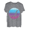 Vintage-Stil Sunset Nessie Meereskreatur Irish Lochness Monster T-Shirt