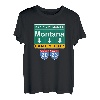 Montana Familienurlaub 2023 Familienausflug Berge Camping T-Shirt