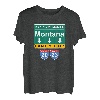 Montana Familienurlaub 2023 Familienausflug Berge Camping T-Shirt