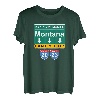 Montana Familienurlaub 2023 Familienausflug Berge Camping T-Shirt