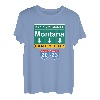 Montana Familienurlaub 2023 Familienausflug Berge Camping T-Shirt