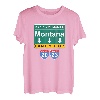 Montana Familienurlaub 2023 Familienausflug Berge Camping T-Shirt