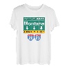 Montana Familienurlaub 2023 Familienausflug Berge Camping T-Shirt