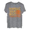 Bigfoot Saw Me But Nobody Believes Him Bigfoot sah mich aber T-Shirt