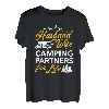Wohnmobil Husband and wife camping partners Spruch T-Shirt