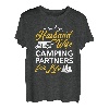 Wohnmobil Husband and wife camping partners Spruch T-Shirt