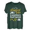 Wohnmobil Husband and wife camping partners Spruch T-Shirt