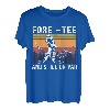Hapfox, Retro 40. Geburtstag Golfer Turning T-Shirt
