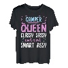 Camper Queen Classy Sassy Smart Assy Lustige Herren Damen Camping T-Shirt