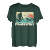 Peace Out Lustiges Wandern Bigfoot Sasquatch Berge Explore T-Shirt