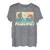 Peace Out Lustiges Wandern Bigfoot Sasquatch Berge Explore T-Shirt