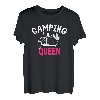 Camping Queen Caravan Campervan Für den Campingplatz geboren T-Shirt