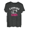 Camping Queen Caravan Campervan Für den Campingplatz geboren T-Shirt