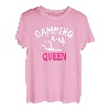 Camping Queen Caravan Campervan Für den Campingplatz geboren T-Shirt