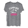 Camping Queen Caravan Campervan Für den Campingplatz geboren T-Shirt