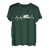 Wohnmobil Herzschlag WoMo EKG Campingplatz Puls Camper T-Shirt