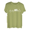 Wohnmobil Herzschlag WoMo EKG Campingplatz Puls Camper T-Shirt