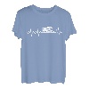 Wohnmobil Herzschlag WoMo EKG Campingplatz Puls Camper T-Shirt