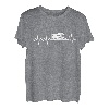 Wohnmobil Herzschlag WoMo EKG Campingplatz Puls Camper T-Shirt