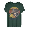 Camping Live-Fast And Eat Trash Retro Waschbär T-Shirt
