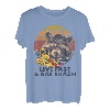 Camping Live-Fast And Eat Trash Retro Waschbär T-Shirt