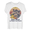 Camping Live-Fast And Eat Trash Retro Waschbär T-Shirt