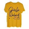 Mädchen Wochenende 2023 Niedliche Mädchen Wochenende Frauen Meeting Trip T-Shirt