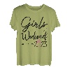 Mädchen Wochenende 2023 Niedliche Mädchen Wochenende Frauen Meeting Trip T-Shirt