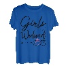 Mädchen Wochenende 2023 Niedliche Mädchen Wochenende Frauen Meeting Trip T-Shirt