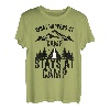 What Happens At Camp Stays At Camp - Lustiges Camping-T-Shirt T-Shirt