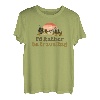 Ich reise lieber Retro T-Shirt