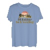 Ich reise lieber Retro T-Shirt