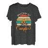 Vitage Retro Master of the Campfire Witzig Wohnwagen Opa T-Shirt