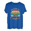 Vitage Retro Master of the Campfire Witzig Wohnwagen Opa T-Shirt