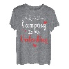 Camping is my Valentine Lustiger Valentinstag Camping Liebhaber T-Shirt