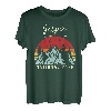 Vintage Retro Wandern Camping Jasper National Park T-Shirt