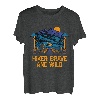 Wanderer, mutiger und wilder Wanderweg, Outdoor-Camping T-Shirt