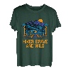Wanderer, mutiger und wilder Wanderweg, Outdoor-Camping T-Shirt